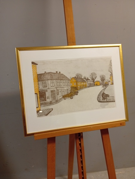 RICHARD CARLSSON, Färgträsnitt, signerad & numrerad 176/270.