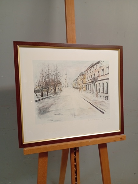 OSKAR KNUTSSON, Litografi, signerad, numrerad 353/400 & daterad 1980.