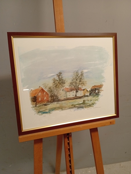 OSKAR KNUTSSON, Litografi, signerad & daterad 1983.