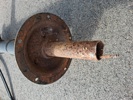 Trädgårdspump till brunn, Vattenpump, gjutjärn. AHG.