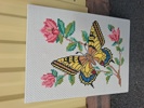 7 Broderade tavlor.