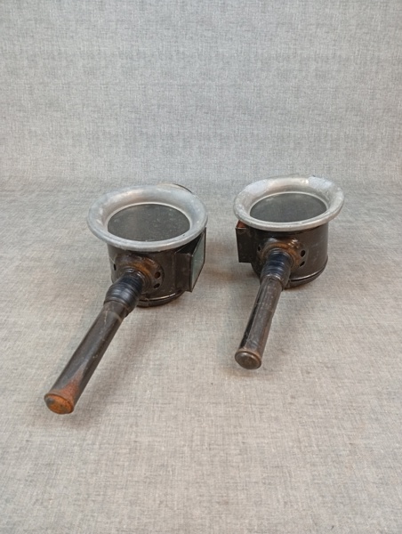 2 Vagnslampor, Vagnslyktor. 1800-talet 
