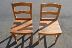 2 Stolar. Allmoge, 1800/01900-talet.