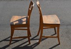 2 Stolar. Allmoge, 1800/01900-talet.