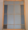 Spegelfönster, spröjsat, avlutad furu, 1900-talet.