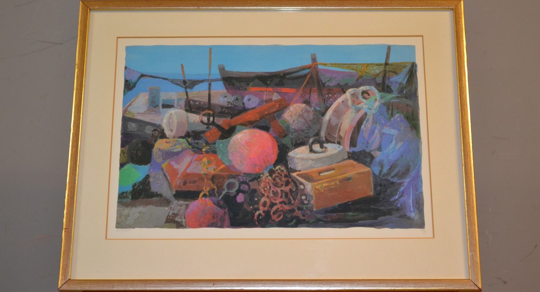 RAGNAR RING. Färglitografi, signerad & numrerad 233/240.