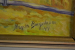 MAGDA BERGSTRÖM. Olja på duk, signerad & daterad -44