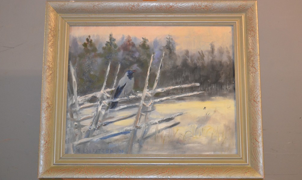 ERIC LAURITZEN. Olja på duk, signerad & daterad -51.