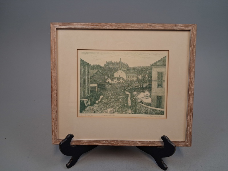 WALDERMAR BERNHARD. Litografi. Signerad & numrerad.