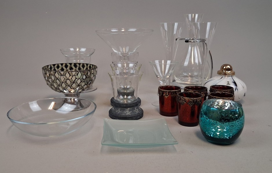 Diverse glas. Bl.a Orrefors, Skruf m.m.