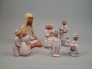JIE Keramik. 6 Figuriner.
