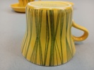 MARIANNE WESTMAN. 2 Kaffekoppar med fat, "Handy", Rörstrand, 1950-talet.