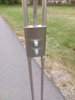 Golvlampa. 2 Ljuskällor, Uplight & läslampa. Krom/silverfärgad.