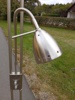 Golvlampa. 2 Ljuskällor, Uplight & läslampa. Krom/silverfärgad.