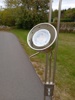 Golvlampa. 2 Ljuskällor, Uplight & läslampa. Krom/silverfärgad.