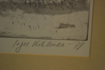INGER KIHLMAN. Etsning, "Lantligt motiv", signerad, numrerad 162/250 & daterad -79.