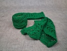 Diverse textil. Mestadels virkat.