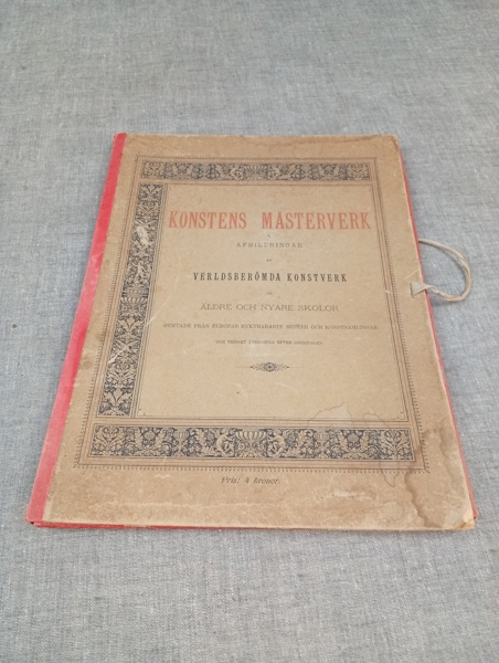 KONSTENS MÄSTERVERK. Afbildningar af verldsberömda konstverk ut äldre och nyare skolan. 1894.
