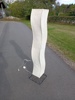 Golvlampa. Svängd, 3 ljuskällor.