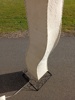 Golvlampa. Svängd, 3 ljuskällor.