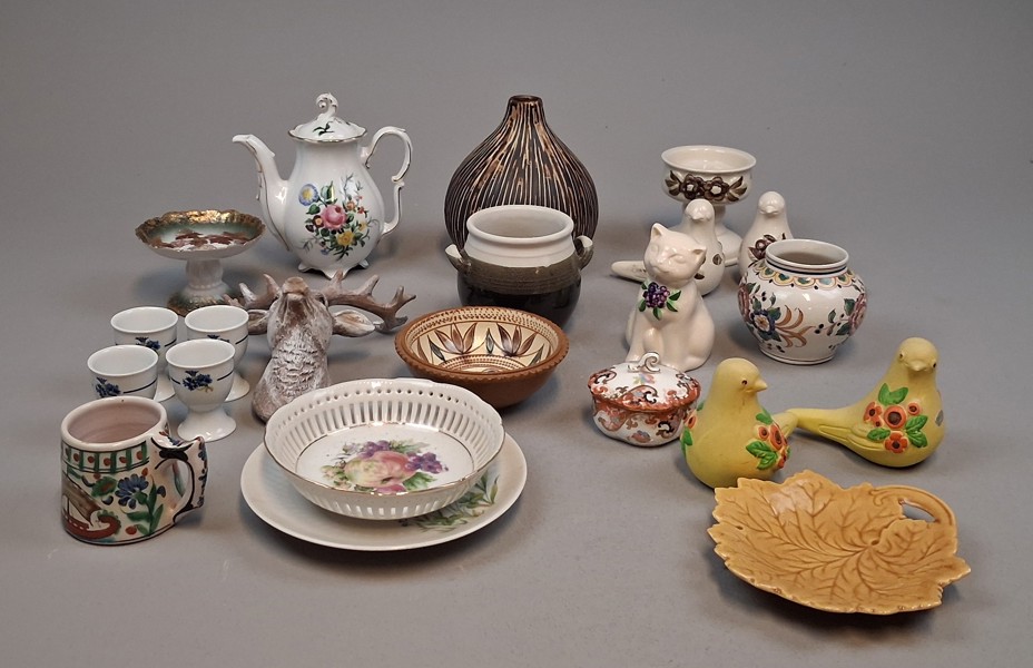 Diverse porslin & keramik.