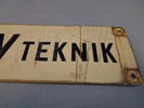Skylt. Radio & TV Teknik.