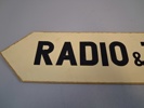 Skylt. Radio & TV Teknik.
