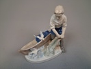 Figurin Fiskare. Gräfenthal.