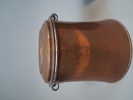 2 Kopparhinkar med lock. 1800/1900-talet.
