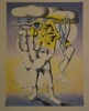 ERIK OLSON. Färglitografi, "Sökaren", signerad, daterad 1973 & numrerad 191/310.