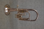 Blåsinstrument/althorn. Gautrot Brevete, Paris, originalväska.
