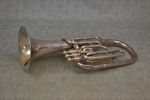 Blåsinstrument/althorn. Gautrot Brevete, Paris, originalväska.