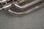 Blåsinstrument/althorn. Gautrot Brevete, Paris, originalväska.
