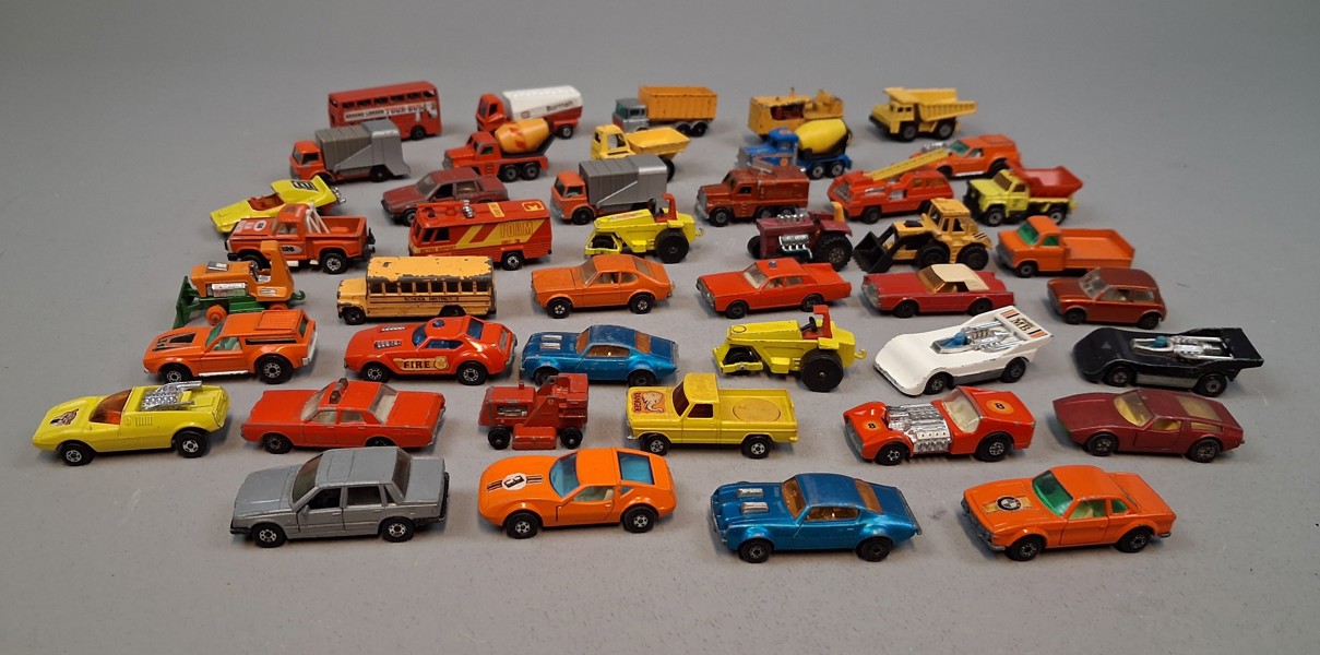 Diverse Matchbox bilar, Lesney.