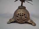 Äldre Fransk ljusstake, metall & Malm.