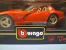 Samlarbil. Dodge Viper RT/10, burago, skala 1:18, Originalkartong.
