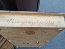 Äldre kassaskåp Thomas Perry & Son, Bilston 1883 & underskåp i trä.
