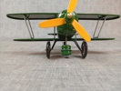 Flygplan. "Curtiss", Plåt, Kina, Samtida. Original låda.
