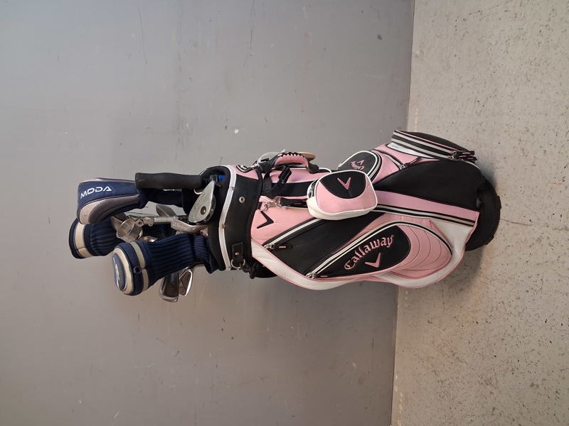 Golfbag med klubbor, Callaway.