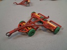 DINKY TOYS. Traktor med tillbehör.