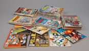 Diverse serietidningar. Uti vår hage, Pondus, Ernie, Knasen, Bizarro. m.fl.