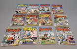 Diverse serietidningar. Uti vår hage, Pondus, Ernie, Knasen, Bizarro. m.fl.