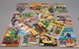 Diverse serietidningar. Uti vår hage, Pondus, Ernie, Knasen, Bizarro. m.fl.