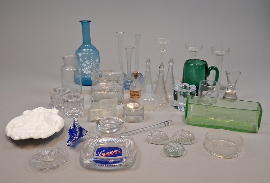 Diverse glas. Bl.a Orrefors, Finn kristall, Skruf m.m.