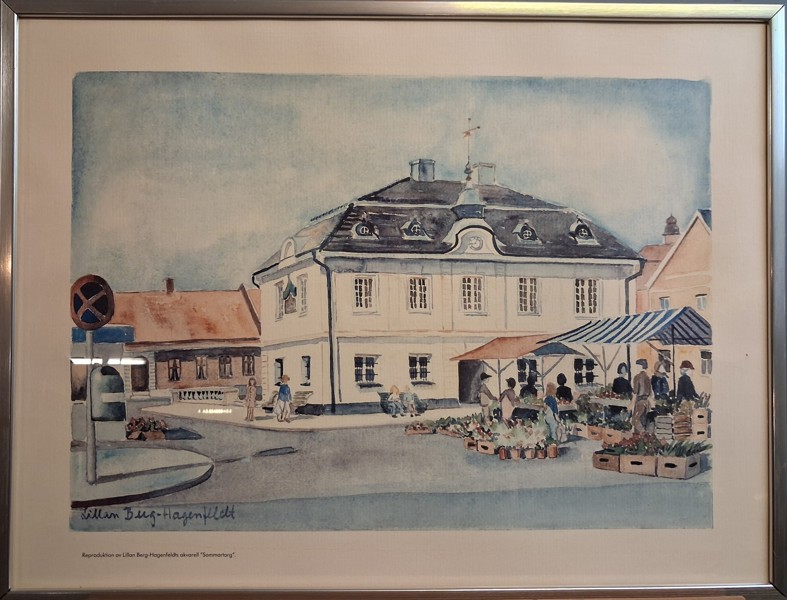 LILLAN BERG-HAGENFELDT. Reproduktion, Sommartorg.