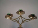 Ljusstake. Mässing, Jugend-stil, 1900-talet.
