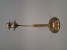 Ljusstake. Mässing, Jugend-stil, 1900-talet.