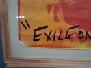 Inramad affisch. Rolling stone, "Exile on Main st".