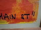 Inramad affisch. Rolling stone, "Exile on Main st".