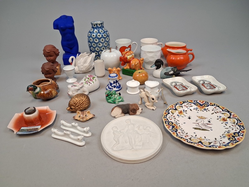 Diverse porslin & keramik. Bl.a Goebel, Bing & Gröndal m.m.
